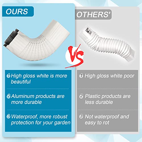 VYH Downspout Gutter Elbows 2x3-90 Degree,（Style B “Side - Image 5
