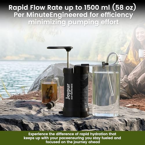 Camping Water Filter Pump Water Filtration System | Travel Essentials - Image 7