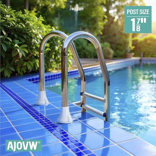 1 7/8" Pool Ladder Flange, Cast Aluminum Pool Deck Anchor Flange - Image 5