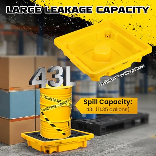 Spill Containment Pallet Modular Spill Containment Tray Platform - Image 4