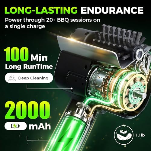 Electric Grill Brush, Cordless Automatic BBQ Power Cleaner - Image 5