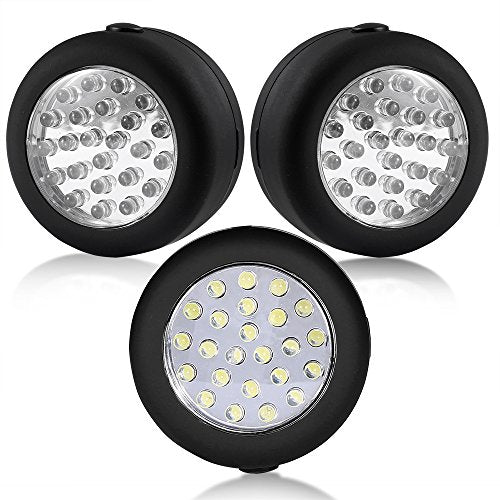 24 LED Round Magnetic Work Light Torch with Integral - Image 2