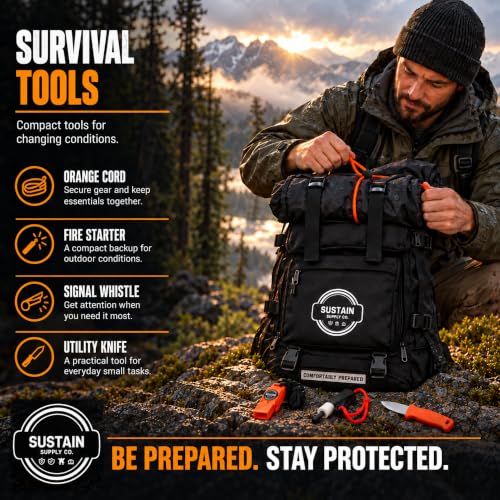 Ready America 70491 Sustain Supply 2-Person 3-Day | Travel Essentials - Image 4
