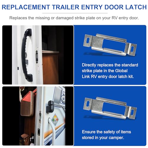 314301 RV Door Strike Plate, Camper Door Latches Replacement - Image 5