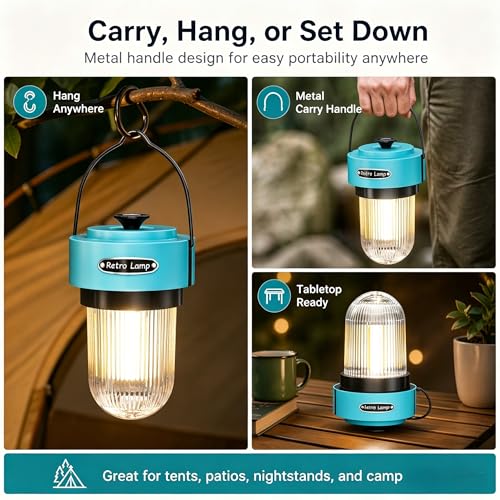 HOMY Rechargeable Camping Lantern 8H Runtime Stepless - Image 4