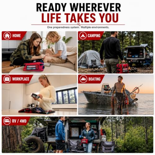 SURVIVAL Large First Aid Kit, 142-Piece Emergency Response System - Image 6