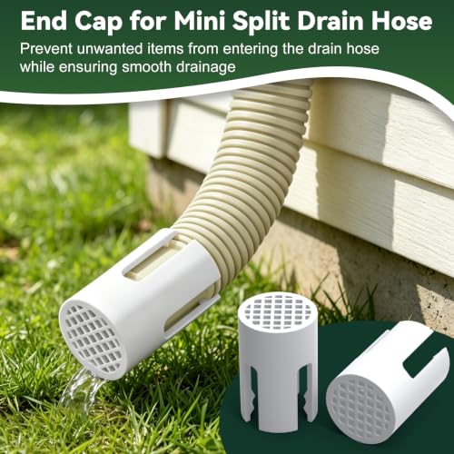 Flehomo 33Ft Universal Mini Split AC Drain Hose with End Cap, 5/8 - Image 7