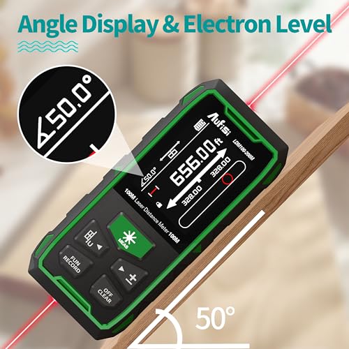 Dual Laser Measuring Tool, 656FT Rechargeable Laser - Image 5