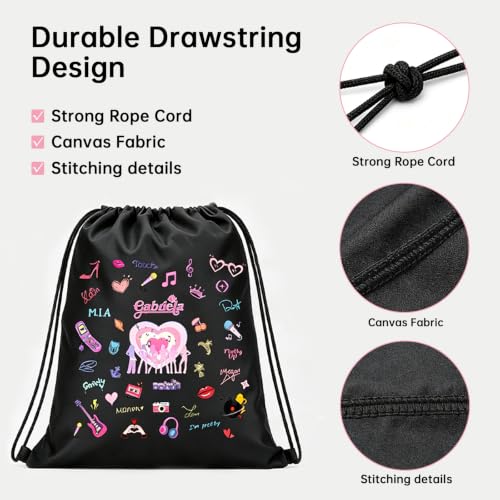 Katsye Bag Backpack Drawstring Bag Sports Gym Sackpack - Image 5