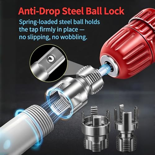 6 in 1 PVC Pipe Threading Tool – Reinforced Hardened Alloy - Image 7
