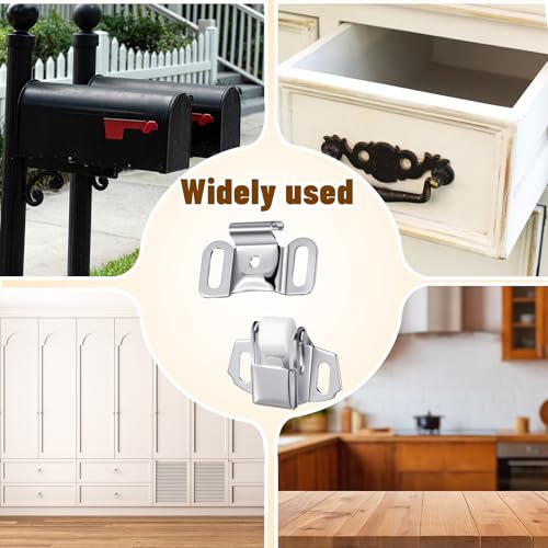 1 Set Mailbox Replacement Roller Catch Latch with Screws - Image 6