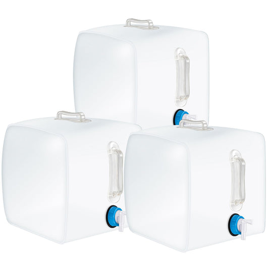 Reallnaive 3 Pcs 5.3 Gallon Collapsible Water Container - Image 1