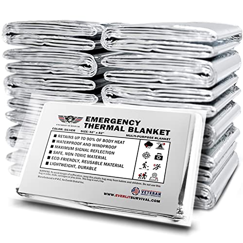 EVERLIT Survival Emergency Mylar Thermal Blankets -Space - Image 2