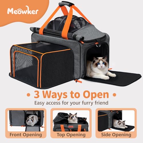 Soft Sided Cat Pet Dog Carrier, Large Airline Approved Travel Bag - Image 5