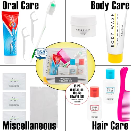 Trail maker Women’s Hygiene Kits, 15-Piece Care Package Supplies - Image 4