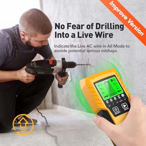 Stud Finder Wall Scanner Detector with Wood Metal AC Wire - Image 7