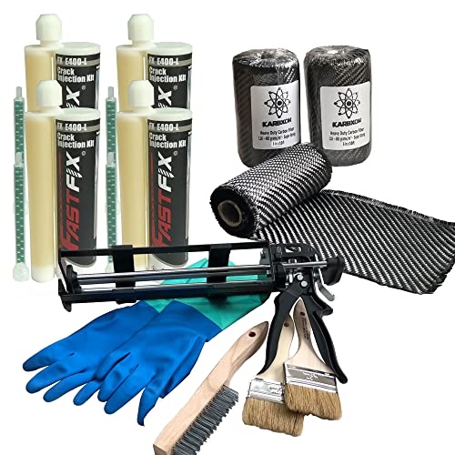 Concrete Crack Repair KIT-Carbon Fiber Concrete | Home Repair - Image 2