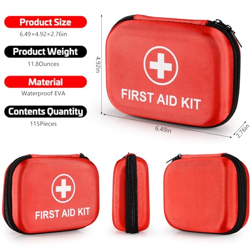 115 Piece Hard-Shell Portable EVA Emergency Medical Kit - Image 3