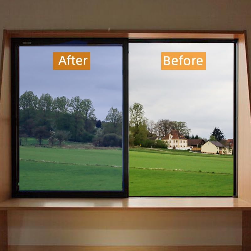 2MIL Transparent Safety Window Film UV Blocking Heat | Home Repair - Image 3