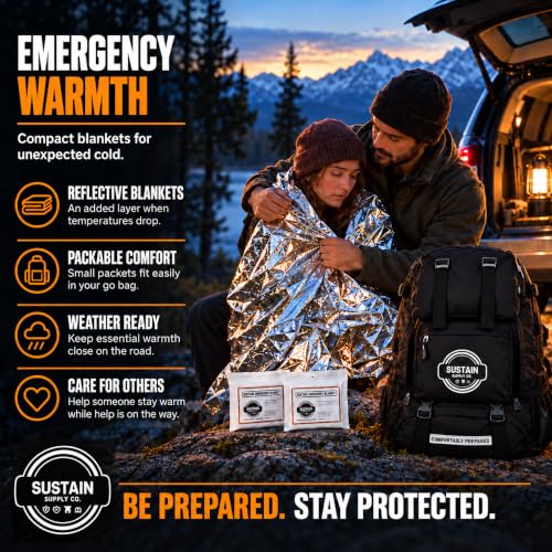 Ready America 70491 Sustain Supply 2-Person 3-Day | Travel Essentials - Image 6
