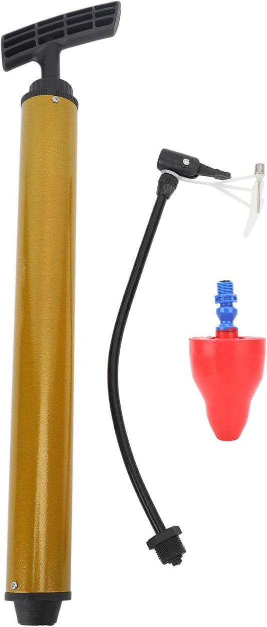 flexman Toilet Plunger, Multifunctional Heavy Duty Drain Clog Remover, High Pressure Air Drain Blaster Plunger for Clogged Pipe Floor Drain Bathroom (Red)