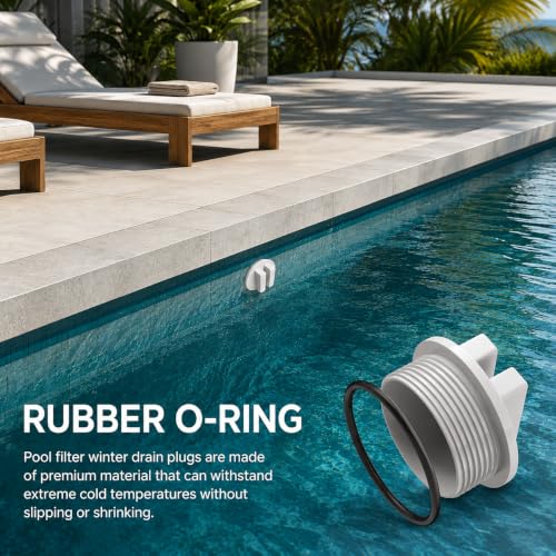 XtremepowerUS Universal 1.5" Pool Plug Cap Threaded Spa - Image 4