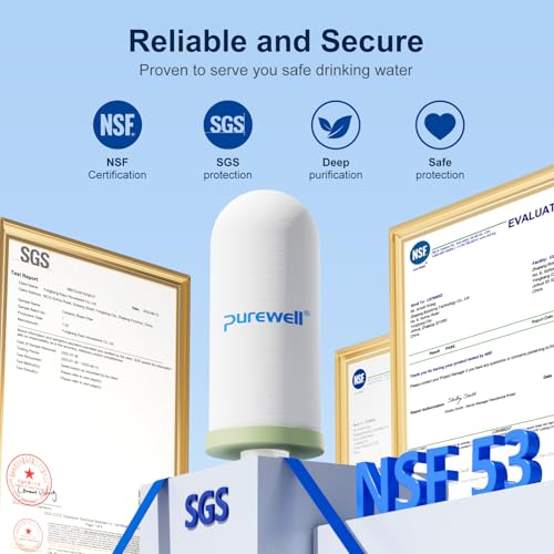 Purewell Upgraded 4-Stage Ceramic Gravity Water Filter with PFAS - Image 3