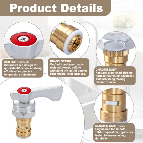 21-309L Valve & Handle Repair Kit Compatible with Krowne | Home Repair - Image 5