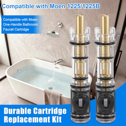 2 Pack Shower Cartridge Replacement Compatible with Moen - Image 4