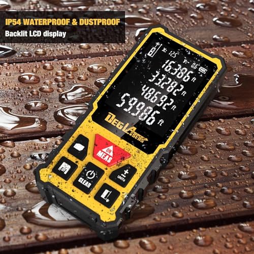 Laser Measurement Tool,DEGLASERS 328 Feet Laser Measure - Image 7