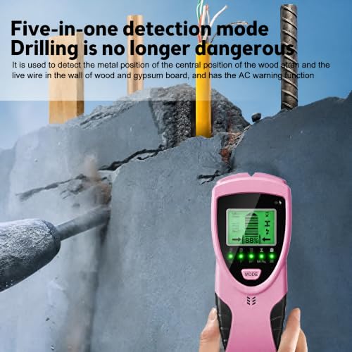 5-in-1 Wall Scanner Wood Current Detector Edge Center | Home Repair - Image 5