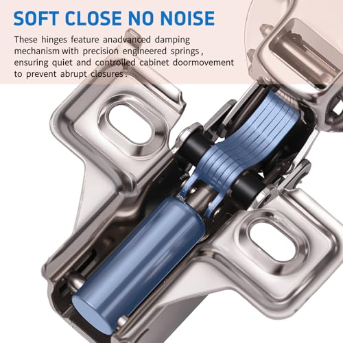 Cabinet Hinges - 40 Pack for 1/2 Inch Overlay Cabinet | Home Repair - Image 5