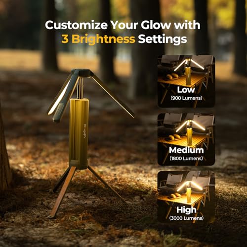 BougeRV Telescopic Camping Light CL04, 15600mAh Camp - Image 4