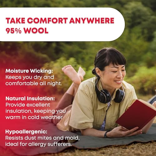 Ever Ready First Aid Military Wool Blanket - 95% Wool, Washable - Image 5