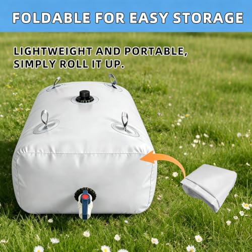 Foldable Portable Water Bladder Tank 30gal/113L Storage Container - Image 8