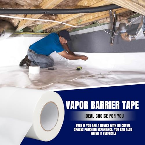 Vapor Barrier Tape, 6" Wide x 180' Long 2 Roll - Image 3