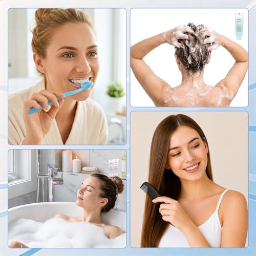 50 Sets Disposable Travel Toiletry Kit, Bulk Personal Hygiene Kit - Image 6