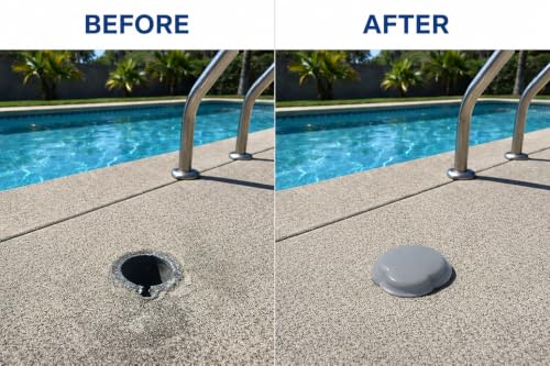 Pool Ladder Anchor Cover (2-Pack) - Winterizing 3-Inch | Hand Tools - Image 4
