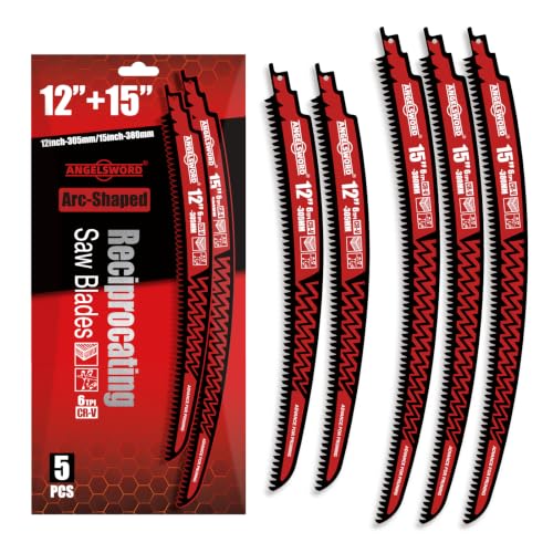 ANGELSWORD 12&15“ Arc Shaped Reciprocating Saw Blades - Image 2