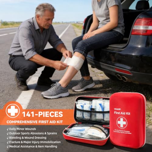 Jump Starter with Air Compressor Car Emergency Kit for Women, Men - Image 6