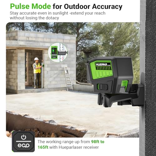 HUEPAR 3 Point Self Leveling Laser Alignment Tool with Plus Mode - Image 7