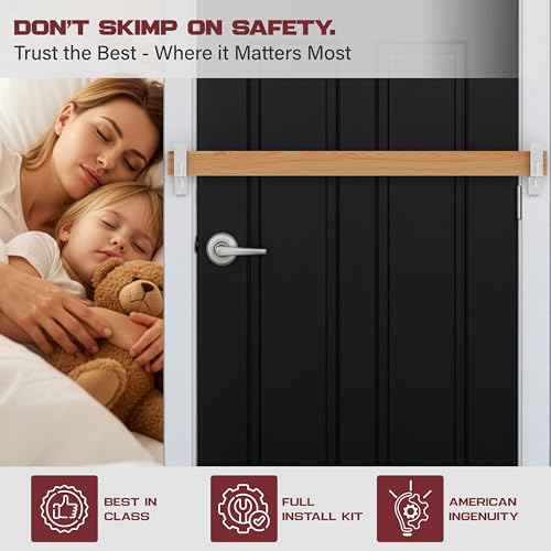 Door Barricade Security Bracket Kit with Install Hardware - Image 7