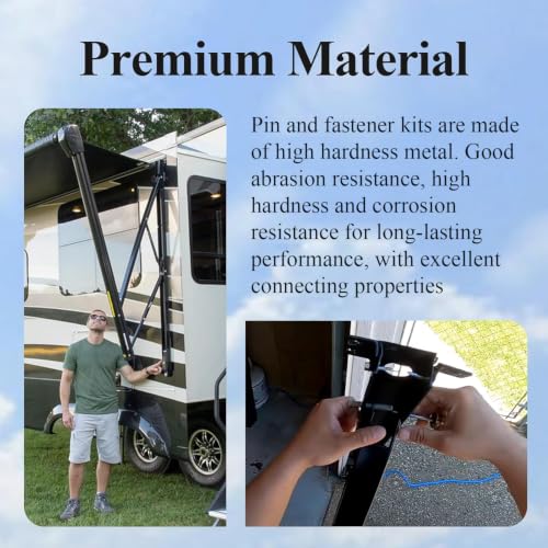 Awning Arm Repair Pin & Fasteners Kit Fits Dometic Power | Home Repair - Image 6