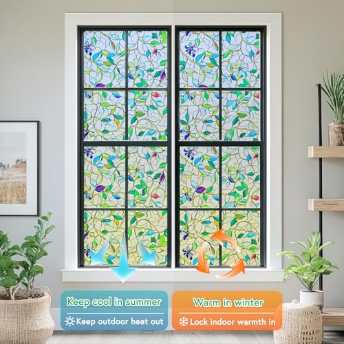 Upgraded Window Privacy Film Day & Night, Heat Blocking Anti-UV - Image 7