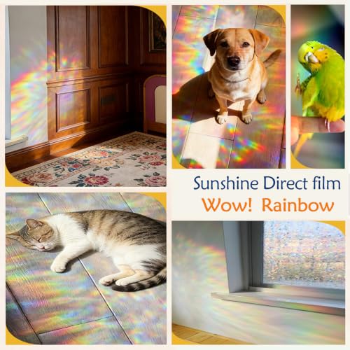 Window Privacy Film Window Coloring Rainbow Film - Image 4