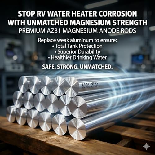 RV Water Heater Anode Rod 2-Pack, Galvanized 9.25”x3/4” NPT - Image 3