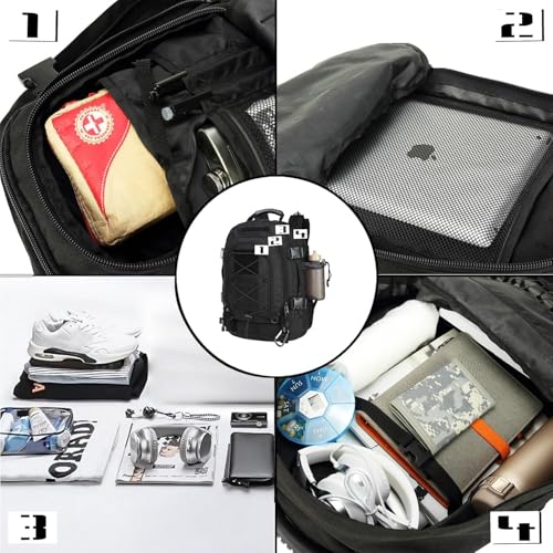 Expandable 40-64L Military Tactical Backpack 3 Day Bag - Image 7