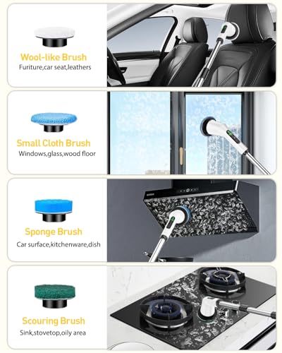 Electric Spin Scrubber for Bathroom, Shower Scrubber - Image 6