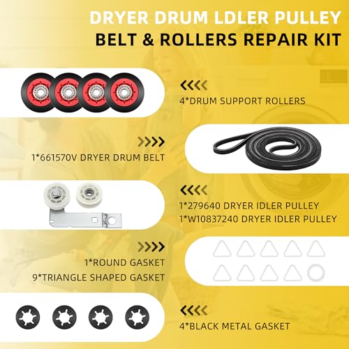 4392067 Dryer Repair Kit Compatible for Kenmore,Maytag | Home Repair - Image 5