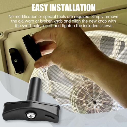 NEBOO K1140-09 RV Vent Handle, Manual Lift Knob Kit - Image 5